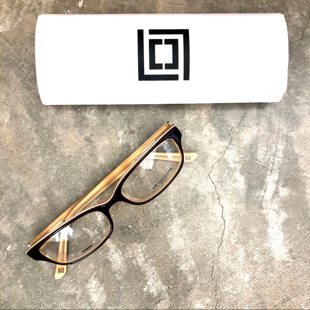 Liz Claiborne Petite Frames L429 Brown/gold